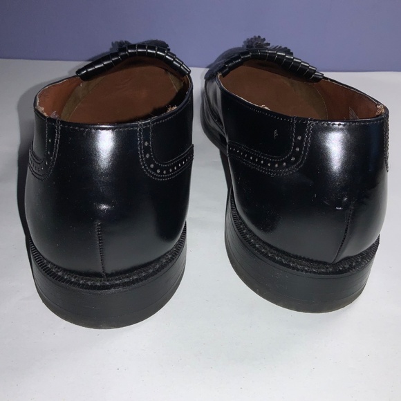 Bostonian Classics 26271 black  Kiltie Tassel Wingtip Loafers Men's Sz 11D - Picture 5 of 8